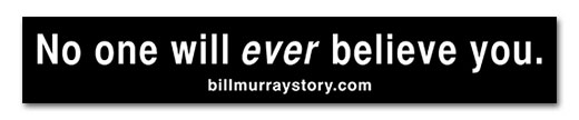 bill murray story sticker