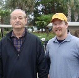 bill murray playing golf in charleston