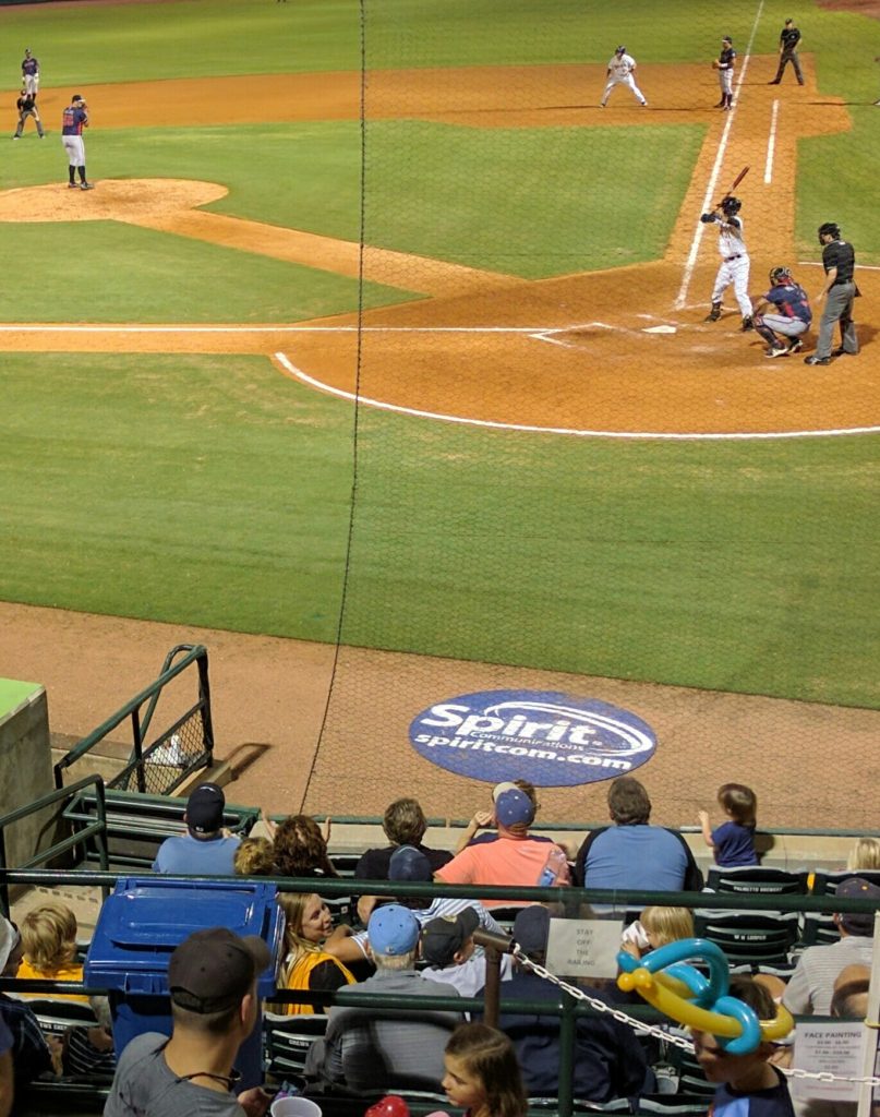 riverdogs baseball game