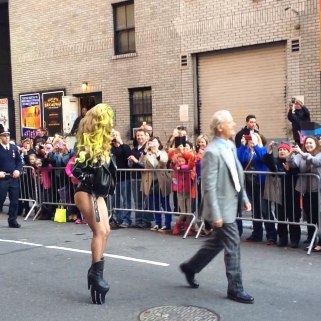 Bill Murray and Lady Gaga