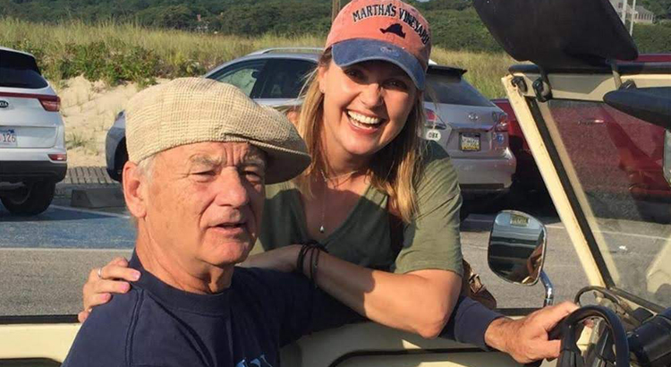 bill murray in a convertible