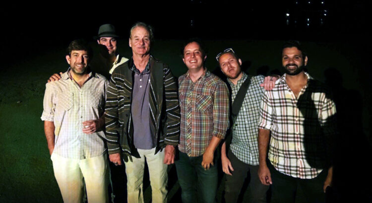 Bill Murray with the band Moontower in Atlanta